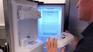 LG Refrigerator  How to test the ice maker of a GSM32HSBEH [upl. by Ninnette]