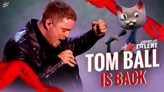 What has happened to Tom Ball on BGT Why did Tom Ball appear as Noodle the Cat [upl. by Randal]