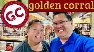 GOLDEN CORRAL BUFFET  First Time Experience [upl. by Grobe]