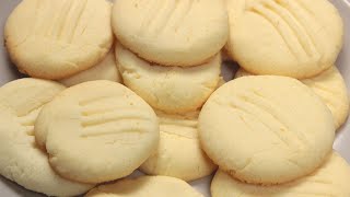 3 Ingredients ONLY Cornstarch Cookies [upl. by Chladek]