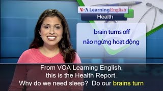 Phát âm chuẩn cùng VOA  Anh ngữ đặc biệt Sleep Brain VOA [upl. by Anayet]