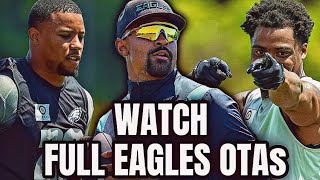 WATCH FULL Eagles OTAs  INTENSE TRAINING amp Philadelphia Eagles Practice  Players React [upl. by Osher]