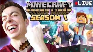 You Made Me Play This  Minecraft Story Mode Season 1 [upl. by Cass344]