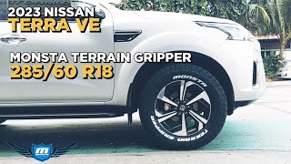 2023 Nissan Terra VE on Monsta Terrain Gripper 285x60 R18  RNH Tire Supply [upl. by Hwang747]