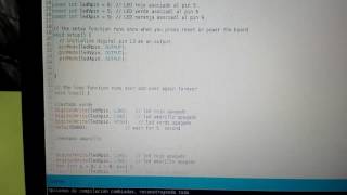 Arduino semaforo con parpadeo Blink [upl. by Darin930]