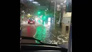 Las tormentas dejan inundaciones brutales en Santander [upl. by Ardiedak334]