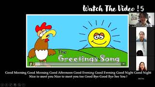 MICROTEACHING  GREETING MATERIAL ZOOM [upl. by Luckett790]