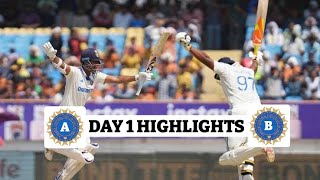 India a vs india b day 1 highlights duleep trophy 2024  ind a vs ind b duleep trophy highlights [upl. by Aisyram]