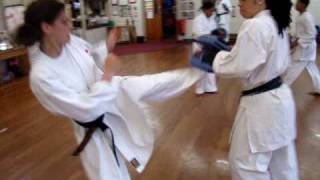 ZenShin Academy Karate Focus Pads Drills [upl. by Assil]