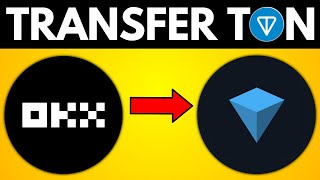 How To Transfer TON From OKX To Tonkeeper [upl. by Nozicka]