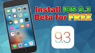 How to Install iOS 933 Beta 5 for Free No UDID Activation iPhone iPod touch amp iPad [upl. by Dolan]