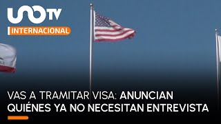 ¿Qué tipos de visa para Estados Unidos estarán exentos de la entrevista [upl. by Flagler541]