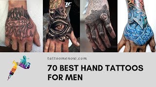 70 Best Hand Tattoos for men [upl. by Ylrebme18]