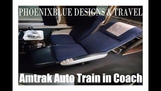 Amtrak Auto Train in Coach [upl. by Lessard9]