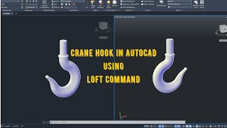 Autocad tutorials  Exercise 23 Crane hook in Autocad [upl. by Elohcan]