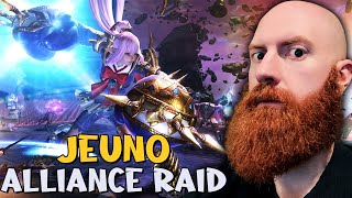 Xeno Tanks The Alliance Raid With Buffed Dark Knight  Jeuno The First Walk First Time Clear [upl. by Luwana912]