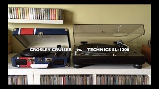 Crosley Cruiser vs Technics SL1200 [upl. by Collbaith]