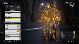 warframe HARROW PRIME 1st skin fashionframe [upl. by Iccir]