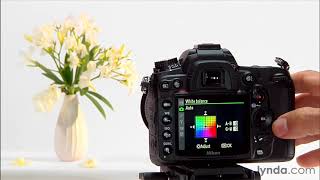 Nikon DSLR Tutorial  Using the white balance settings [upl. by Oretna]