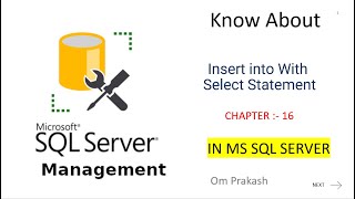 Insert into Select Statement in SQL Server [upl. by Faruq]