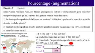 Brevet blanc 3  Pourcentage [upl. by Loria]