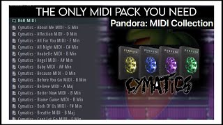 The Only Midi Pack You Need  Cymatics Pandora Midi Collection Review [upl. by Aisirtap403]