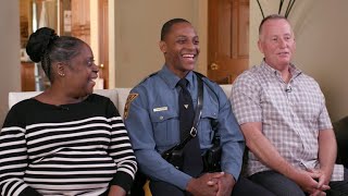 NJ state trooper stops retired cop who delivered him as a baby [upl. by Charlean]