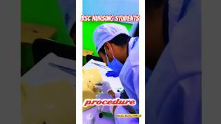 Bsc Nursing Students life 😱😱 how to insert catheter youtubeshorts trendingshorts shorts video [upl. by Havard]