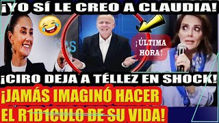 ¡YO SÍ LE CREO A CLAUDIA LILLY TÉLLEZ EN SHOCK CON LO QUE DIJO SU AMIGO CIRO [upl. by Hyrup]