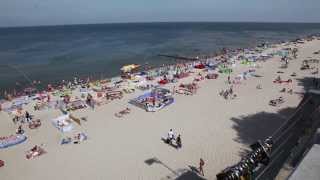 Piękna plaża w Rewalu  Beautiful beach at Baltic Sea in Rewal Poland [upl. by Lennor32]