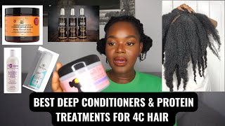 Best Deep Conditioners amp Protein Treatments for 4C Hair  What to Look out for LimitlessBloom [upl. by Leasim]