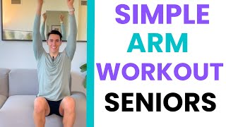 9 Seated Arm Exercises for Seniors to Tone and Strengthen [upl. by Atteynek]