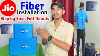 Jio Fiber Installation 399 Postpaid PlanFREE Router Installation Jio Fiber Plans 2024 Full Details [upl. by Aidualc]