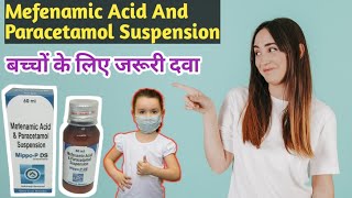 Mefenamic acid and paracetamol suspension जानिये हिन्दी में  Meftagesic p suspension  Paracetamol [upl. by Peppi]