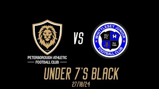 PETERBOROUGH ATHLETIC U7 BLACK VS WHITTLESEY U7  271024 [upl. by Atsedom]