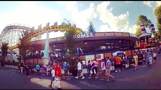 Hershey Park Roller Coaster Walk Thru Part 3  Complete Hersheypark Walking Tour [upl. by Guzel807]