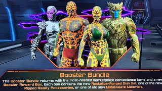 DCUO Newest Booster Bundle w Apokolips Skin and Metalweave Materials [upl. by Kadner878]