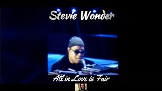 Stevie Wonder plays All in Love is Fair at the Staples Center 121017 [upl. by Dyke605]