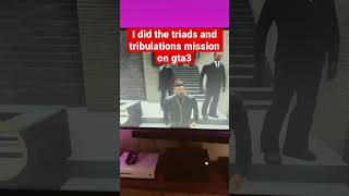 I did the triads and tribulations mission on gta3  subscribe gta3 gaming shorts viral [upl. by Nryhtak]