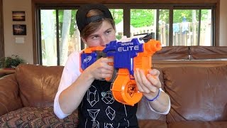 Nerf NStrike Elite HyperFire Unboxing and Review [upl. by Thaddeus729]