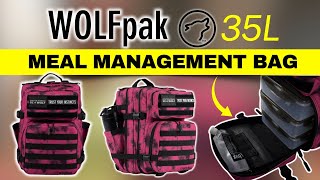 WOLFpak 35L Backpack Review The Essential Bag for Meal Management [upl. by Tips269]