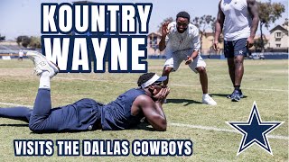 Kountry Wayne Visits Dallas Cowboys Training Camp  Dallas Cowboys 2024 [upl. by Eanel]