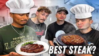 HOW TO COOK THE PERFECT STEAK Ft Los boyz [upl. by Arnulfo478]