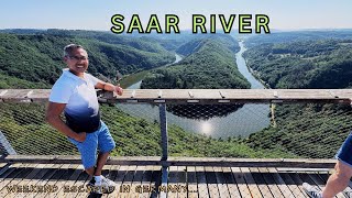 Saar River Stunning View germany travel saar [upl. by Anivel237]