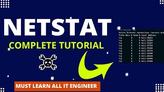 Netstat Complete Course Tutorial in Hindi  Netstat Network Troubleshooting in one video🔥 [upl. by Orman87]