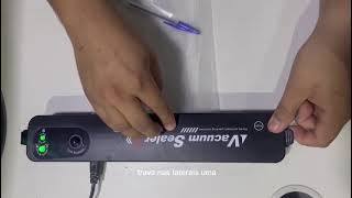 Tutorial como usa a Seladora a Vácuo Vacuum Sealer ATUALIZADO 2023  Loja NODECK [upl. by Amla]