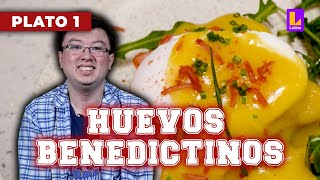 Huevos Benedictinos  El Gran Chef Famosos [upl. by Adnelg]