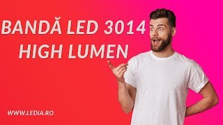 🔥🔥 Bandă LED SMD 3014 High Lumen monocoloră  🛒 lediaro amp ledboxro [upl. by Onidranreb]