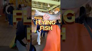 Flying Fish at Seattle’s Pike Place Fish Market seattle pikeplacemarket travel [upl. by Ettenig]