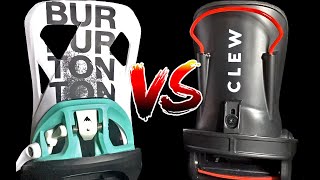 Burton Step On vs CLEW StepIn Bindings  PARTS COMPARISON [upl. by Deming]